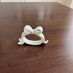 11 bone china napkin ring holders